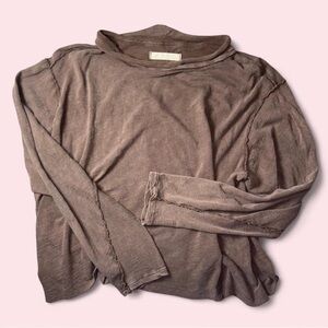 We The Free Cocoa Long Sleeve Tee